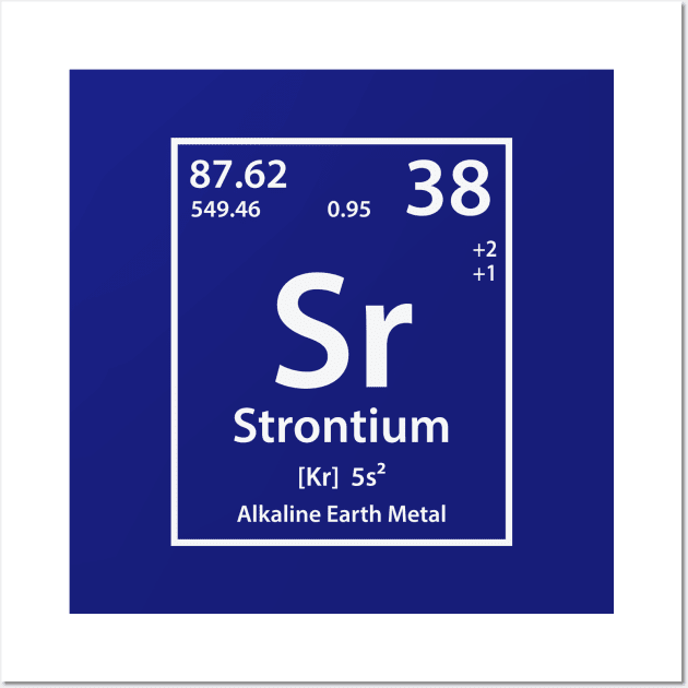Strontium Element Wall Art by cerebrands